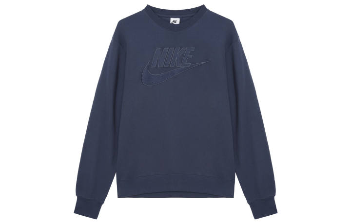 Nike Nike Sweatshirts Men's Blue Crew Neck Moderate Regular