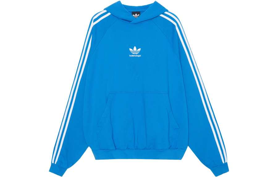 Balenciaga X Adidas Sweatshirt Loose Fit Unisex Blue
