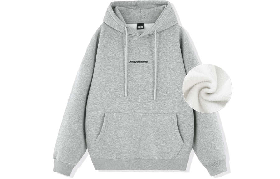 BRNR Sweatshirts Unisex Hooded Thickened Regular