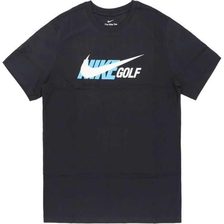 Nike Nike T Shirts Men's Black Crew Neck Moderate Straight Fit