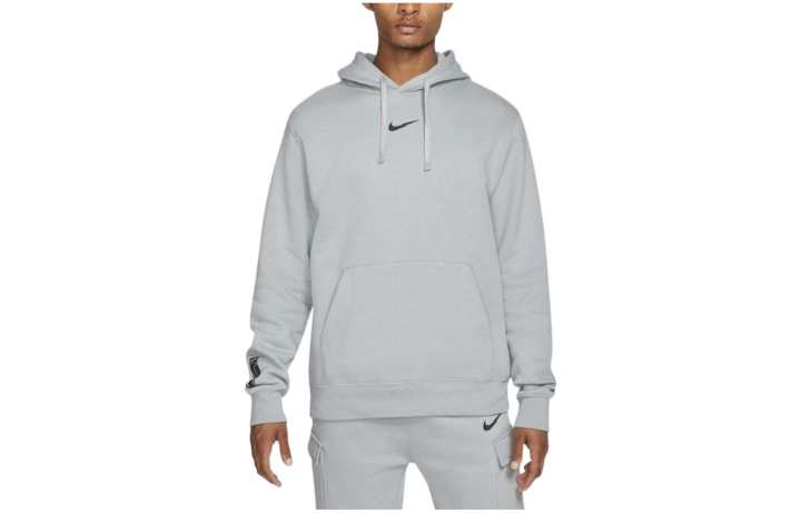 Nike Nike Sweatshirts Men's Gray Hooded Moderate Cardigan