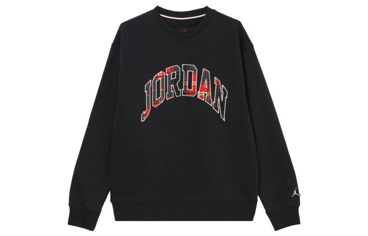 Jordan Jordan Sweatshirts Men's Black Crew Neck Moderate Regular