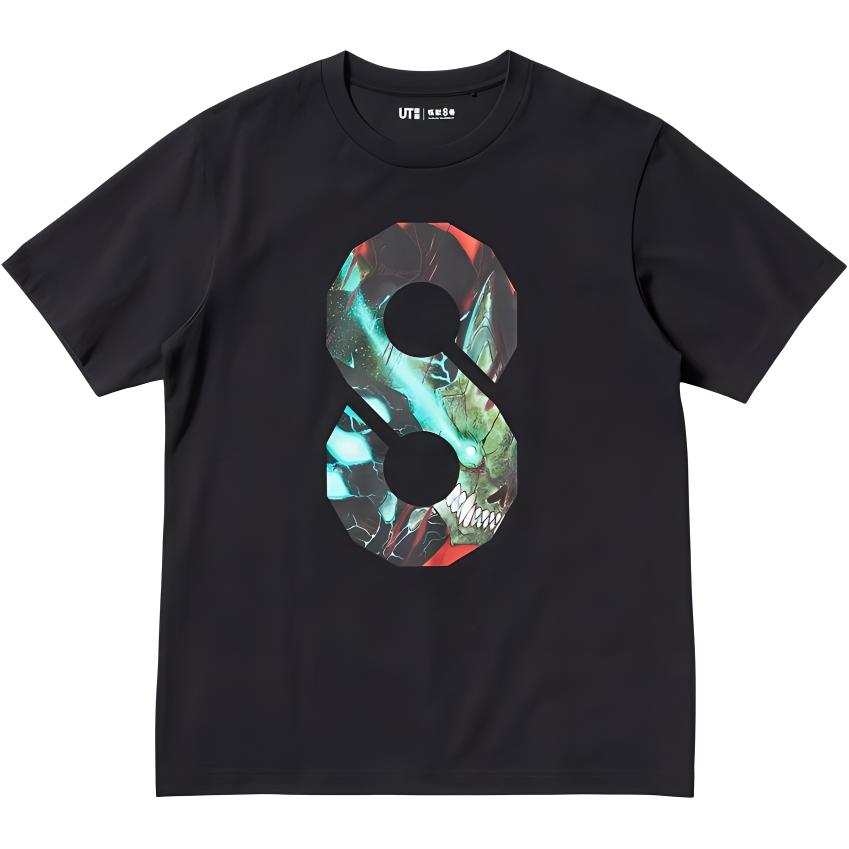 UNIQLO T Shirts Unisex Black Crew Neck Moderate Other