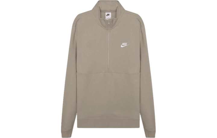 Nike Nike Sweatshirts Men's Khaki Stand Collar Moderate Regular