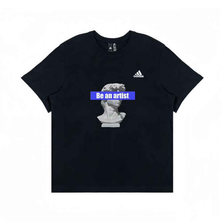 Adidas Adidas T Shirts Unisex Black Crew Neck Moderate Straight Fit
