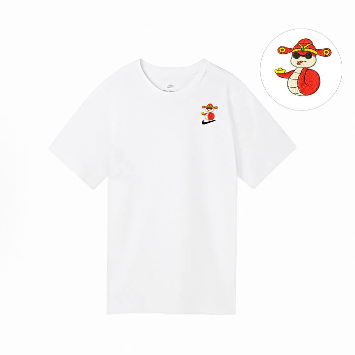 Nike Nike T Shirts Unisex White Crew Neck Moderate Straight Fit