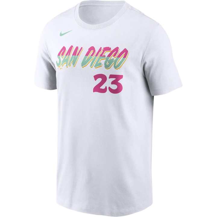 Nike Nike X MLB Nike X MLB T Shirts Men's White Crew Neck Moderate