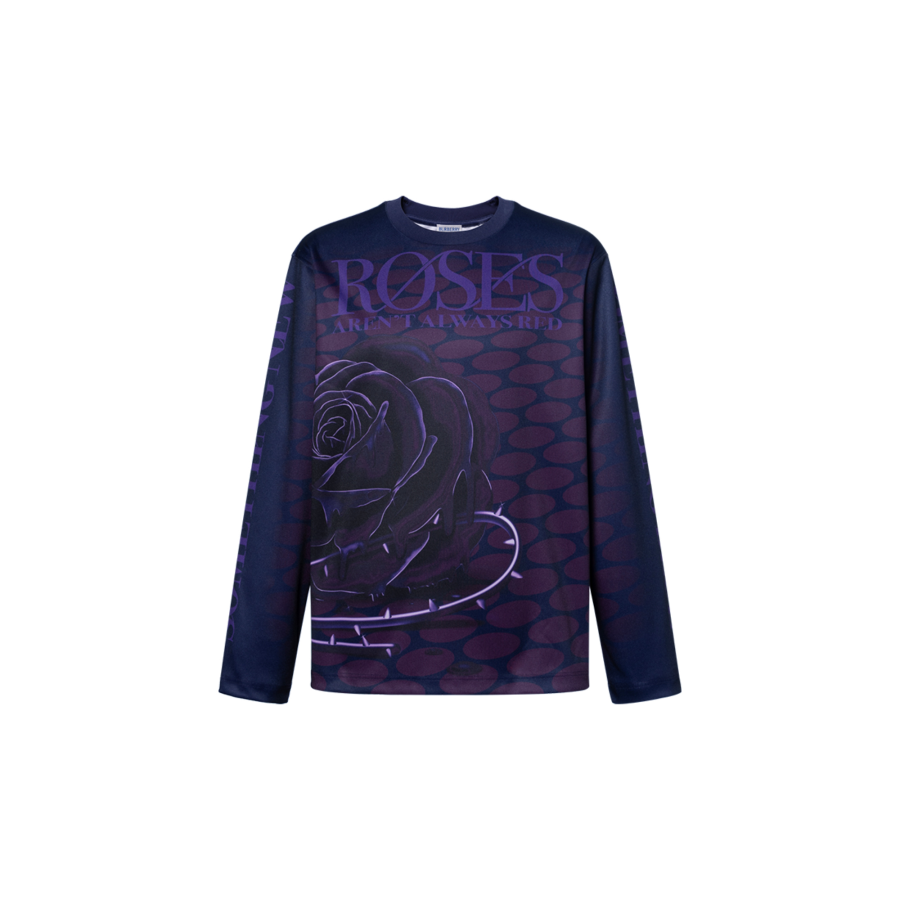 Burberry 【Previous Season】rose-print long-sleeve jumper