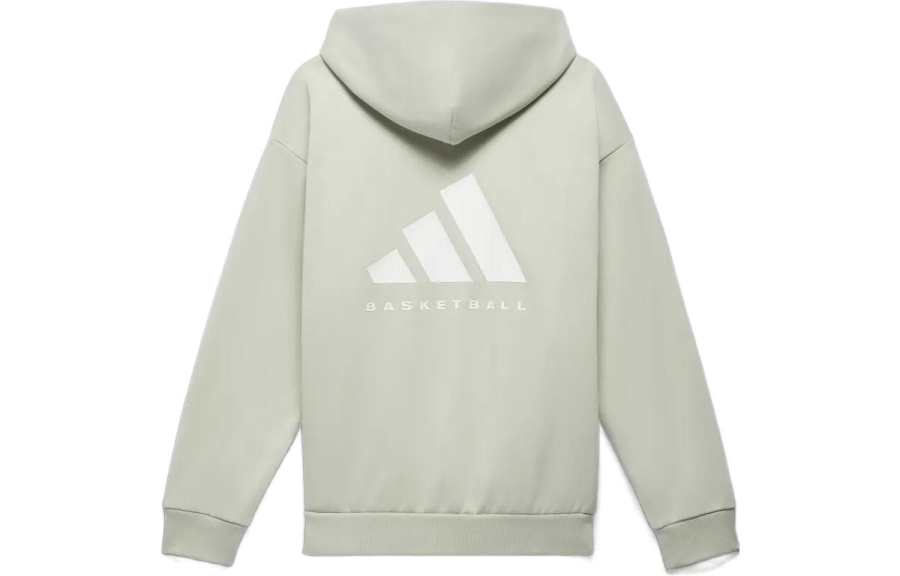 Adidas Originals Sweatshirts Unisex Green Hooded Moderate Regular