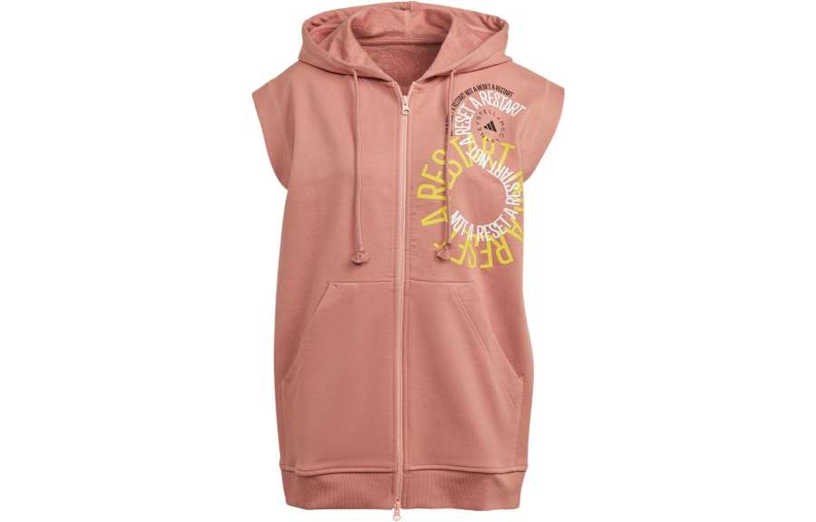 Adidas Adidas Sweatshirts Unisex Pink Hooded Moderate Cardigan