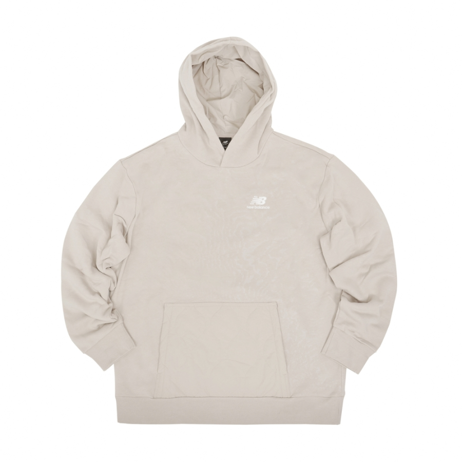 New Balance New Balance Atletikk Vattert Sweatshirts Men's White Hooded Moderate Regular
