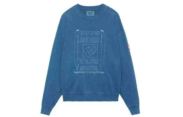 Cav Empt Cav Empt Sweatshirt Men's Washed Blue