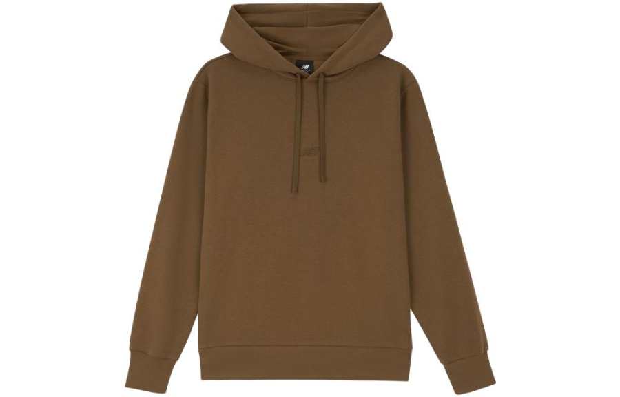 New Balance New Balance Sweatshirts Men's Brown Hooded Moderate Regular