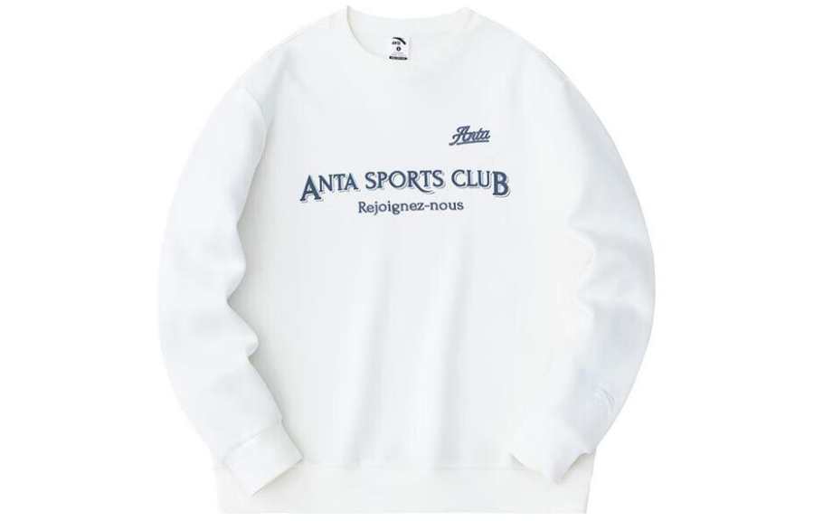 Anta Life Collection Sweatshirt Men's Papyrus White