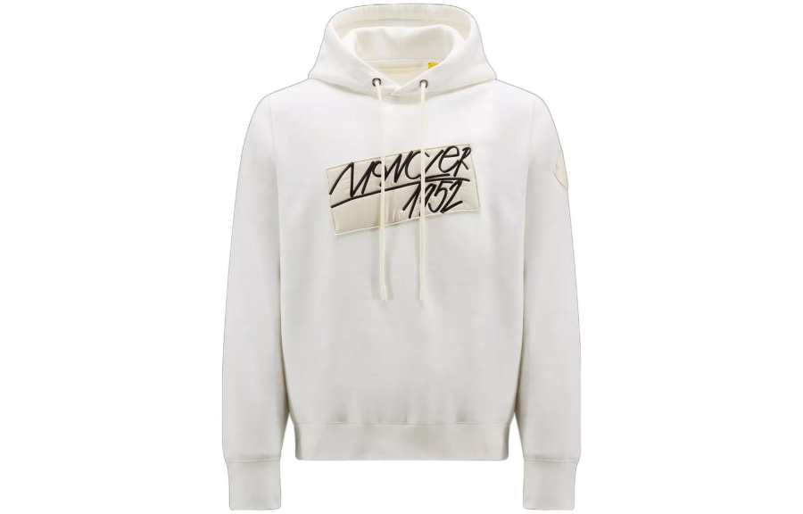 Moncler Moncler Moncler 1952 Logo Patch Drawstring Hoodie