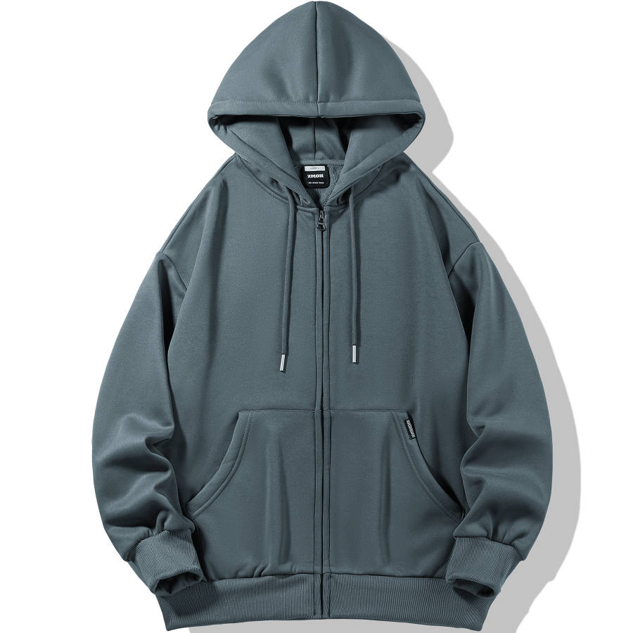 ZMOH Sweatshirts Unisex Hooded Thickened Regular
