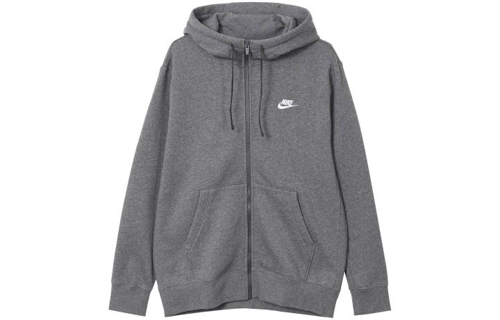 Nike Nike Sweatshirts Men's Gray Hooded Moderate Cardigan
