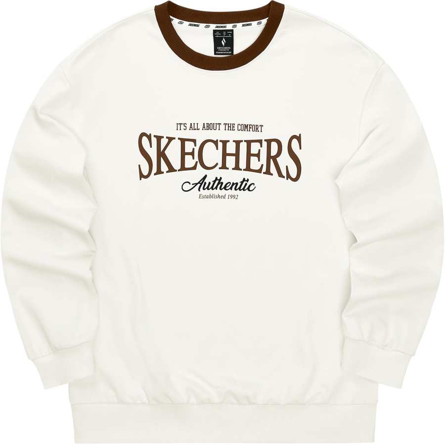 Skechers Sweatshirt Men's Marshmallow White