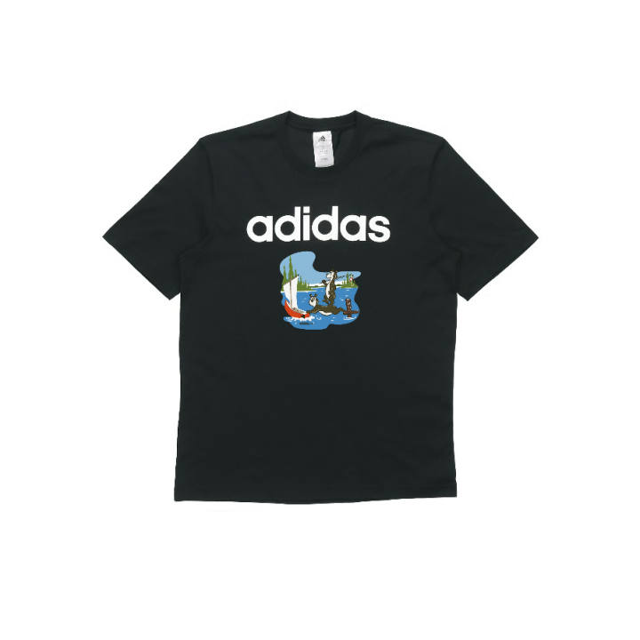 Adidas Adidas T Shirts Unisex Black Crew Neck