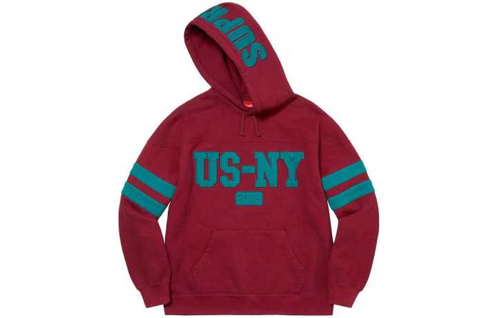 Supreme Supreme US-NY cotton hoodie