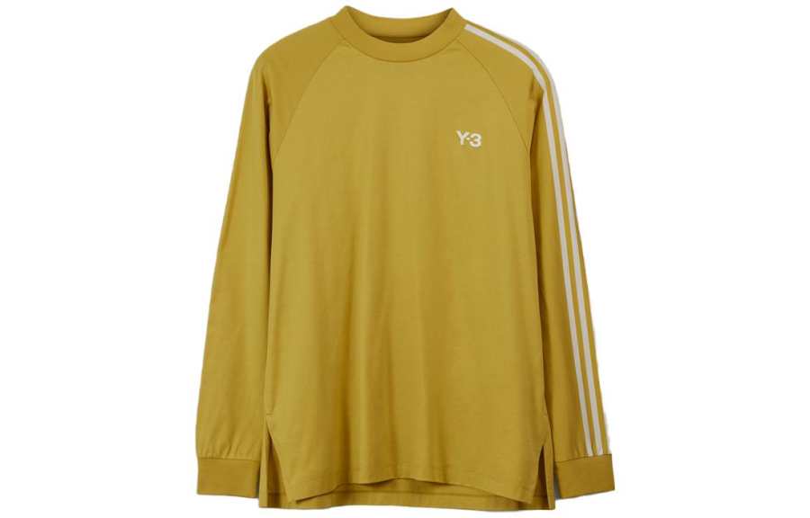 Y-3 Y 3 Sweatshirts Unisex Yellow Crew Neck Moderate Regular