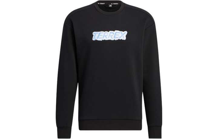 Adidas Adidas Sweatshirts Unisex Black Crew Neck Moderate Regular
