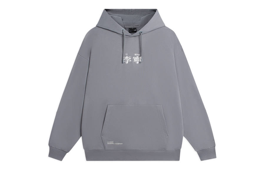 Li-Ning Li Ning Sports Life Collection Sweatshirt Unisex Shade 9 Gray