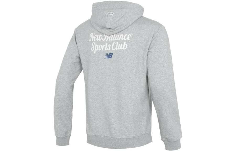 New Balance New Balance Sweatshirts Men's Gray Hooded Moderate Regular