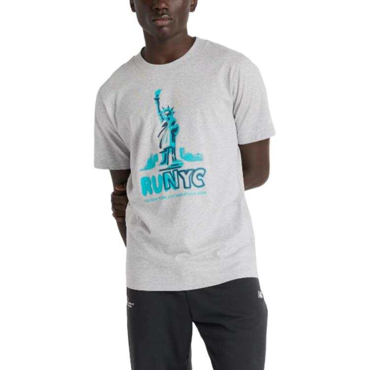 New Balance New Balance NYC Marathon Graphic T Shirt Men's Gray