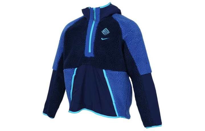 Nike Nike Sweatshirts Men's Blue Hooded Moderate Regular