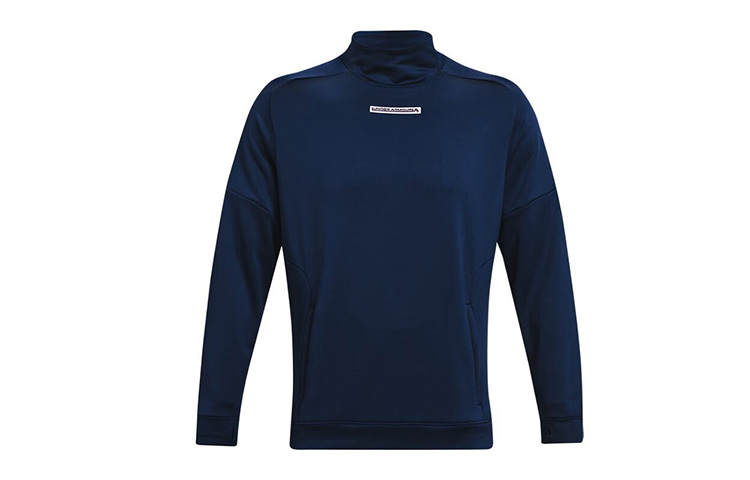 Under Armour Under Armour Sweatshirts Men's Navy Blue Half Turtleneck Moderate Regular