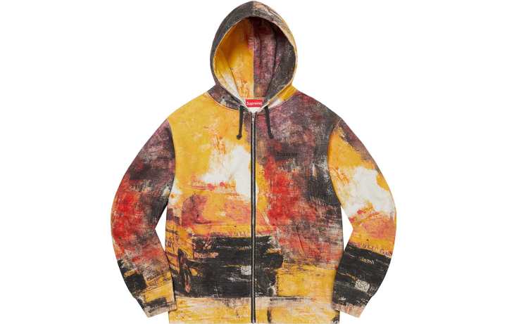 Supreme Supreme Fire Zip Up Hooded Sweatshirt