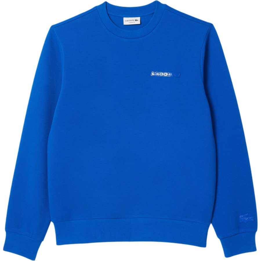 LACOSTE LACOSTE Sweatshirts Men's Blue Crew Neck Moderate Regular