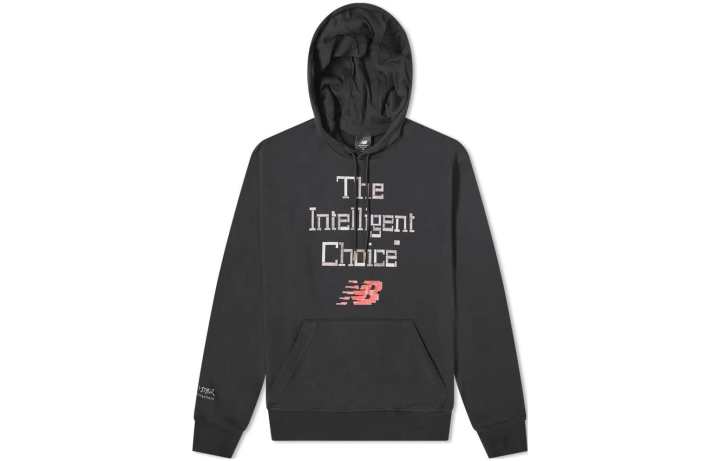 New Balance New Balance Sweatshirts Men's Black Hooded Moderate Regular