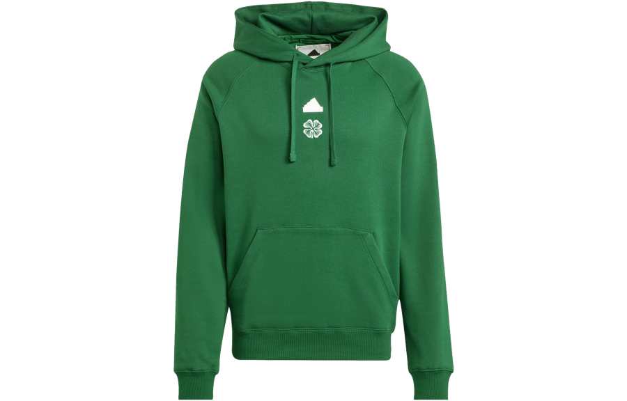 Adidas Adidas Celtic FC Sweatshirts Men's Green Hooded Moderate Regular