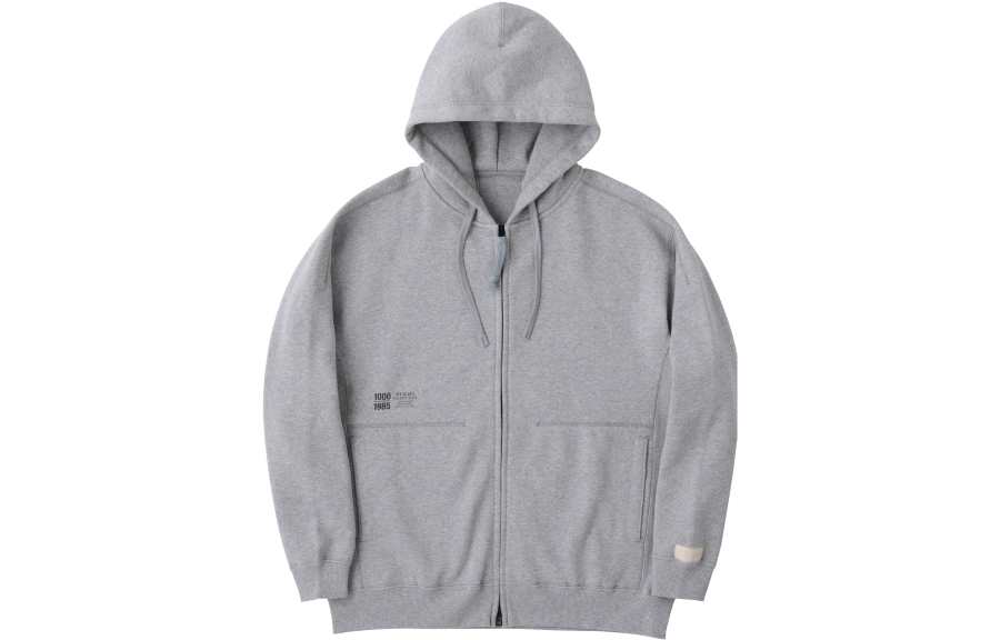 New Balance New Balance Sweatshirts Men's Gray Hooded Moderate Cardigan