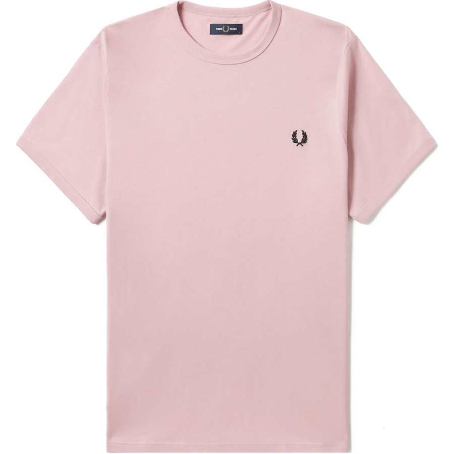 FRED PERRY FRED PERRY Ringer Logo-embroidered T-shirt