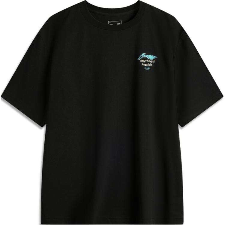 Li-Ning Li Ning Sports Life Collection T Shirt Men's Black