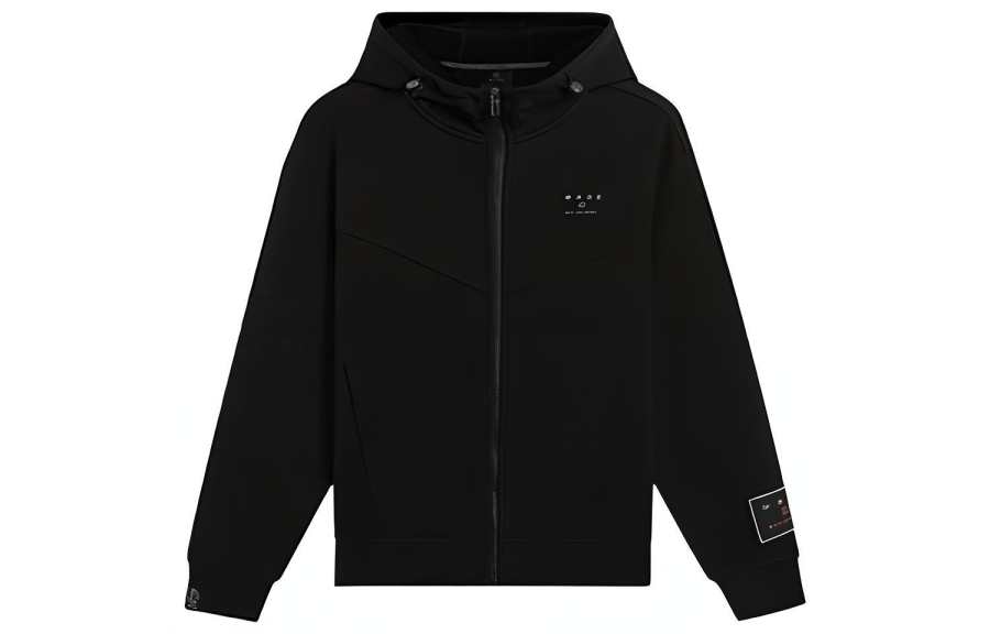 Li-Ning Li Ning Wade Collection Sweatshirts Men's Black Hooded Moderate Cardigan