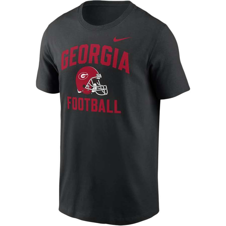 Nike Nike Georgia Bulldogs Campus Football Helmet Men's Nike College T-Shirt