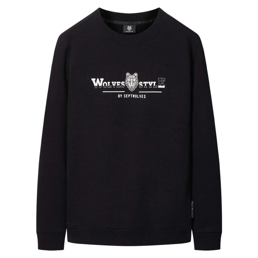 SEPTWOLVES SEPTWOLVES Sweatshirts Men's Crew Neck Moderate Regular