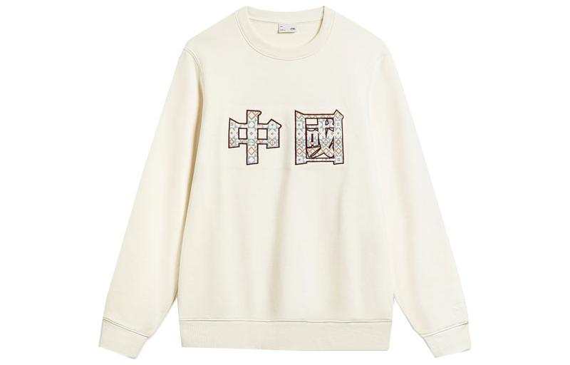 Li-Ning Li Ning Sports Life Collection Sweatshirt Men's Ecru