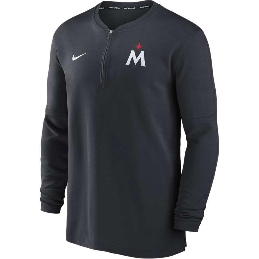 Nike Nike Minnesota Twins Authentic Collection Game Time Men's Nike Dri FIT Mlb 1/2 Zip Long Sleeve Top