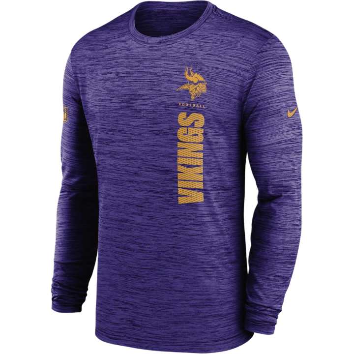 Nike Nike Minnesota Vikings Sideline Velocity Men's Nike Dri-FIT Nfl Long-Sleeve T-Shirt