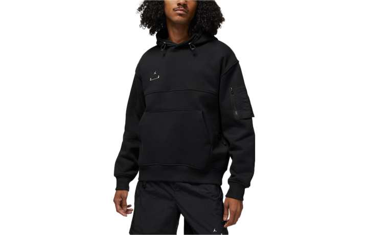 Jordan Jordan Sweatshirts Men's Black Hooded Moderate Regular