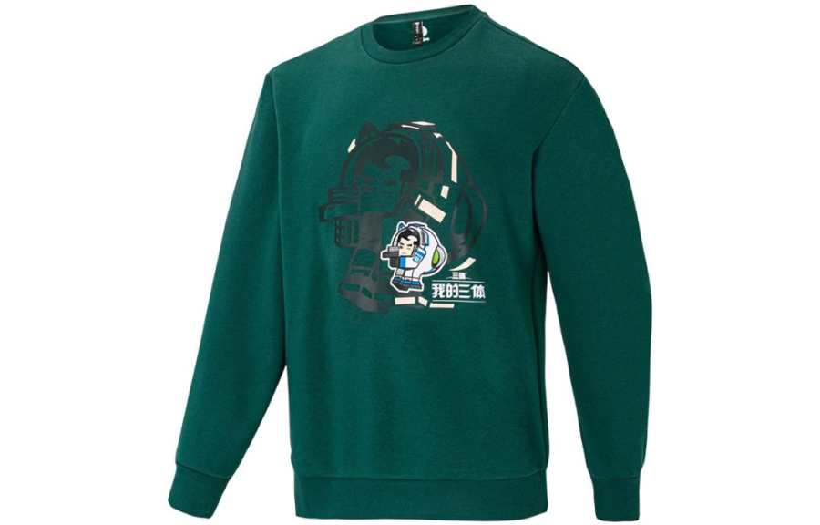 Adidas Neo Sweatshirts Unisex Green Crew Neck Moderate Regular