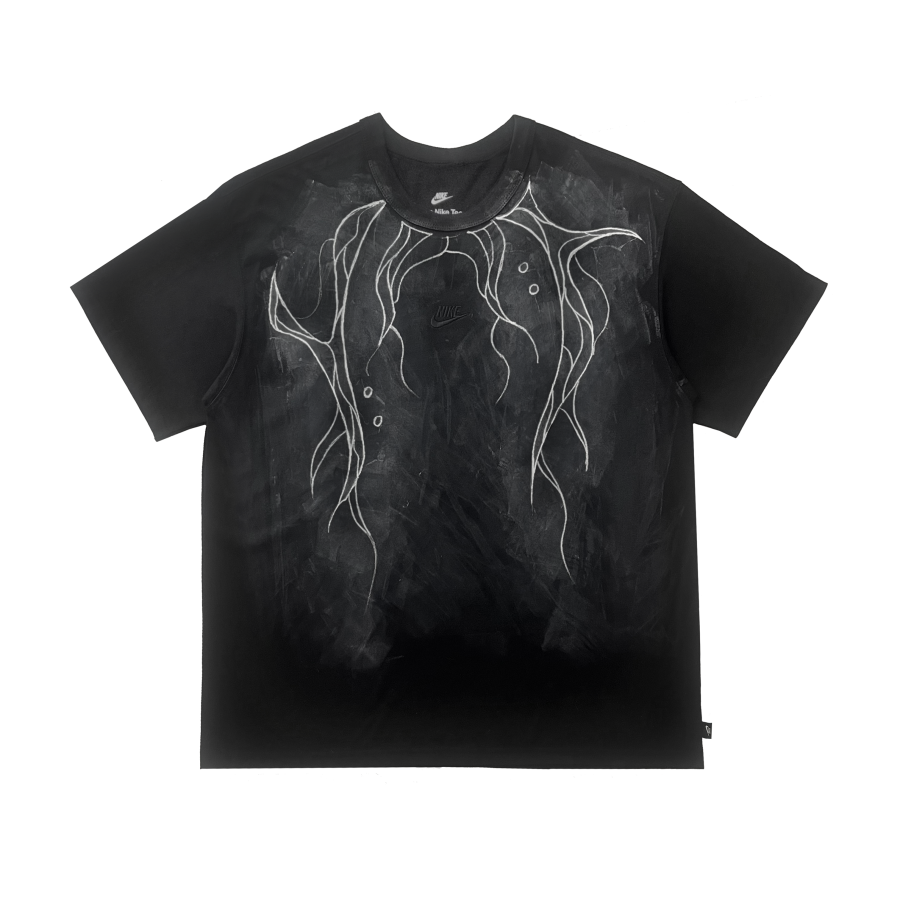 Nike Nike T Shirts Unisex Black Crew Neck Moderate Straight Fit