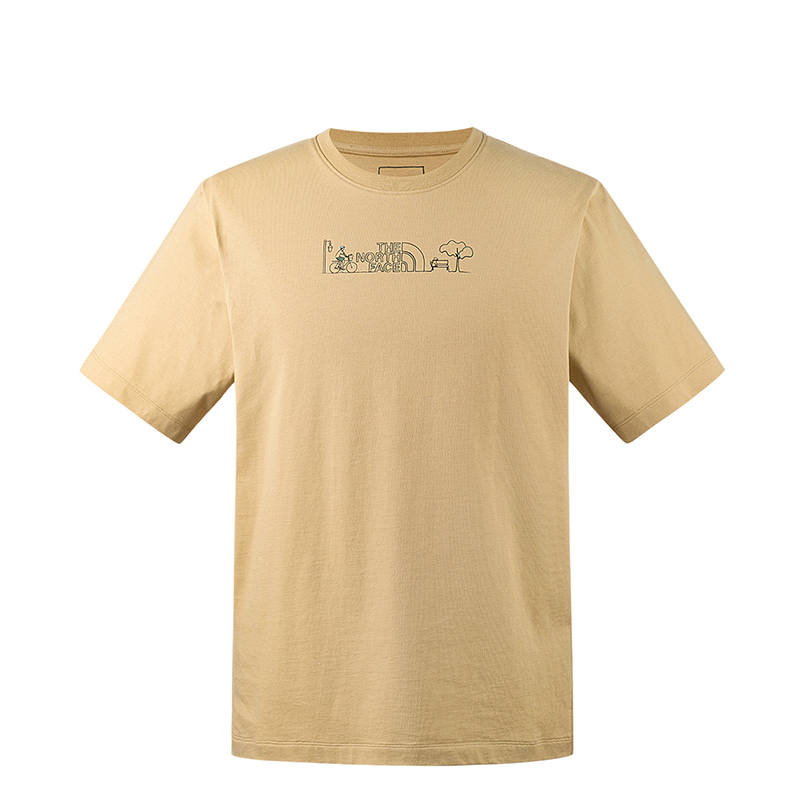 THE NORTH FACE T Shirt Unisex Stone Tan