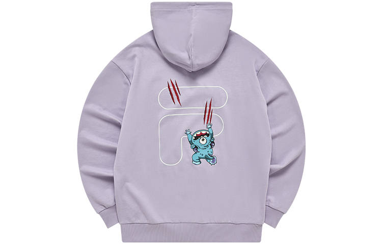FILA FUSION Sweatshirts Unisex Fantasy Purple Hooded Moderate Other