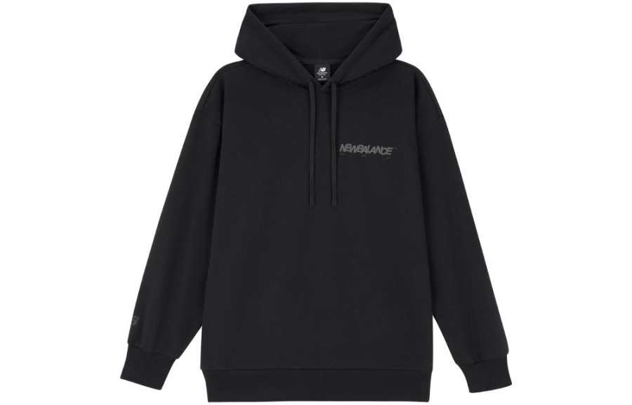 New Balance New Balance Sweatshirts Men's Black Hooded Non Detachable Moderate